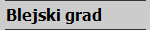Blejski grad