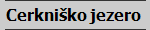 Cerkniško jezero